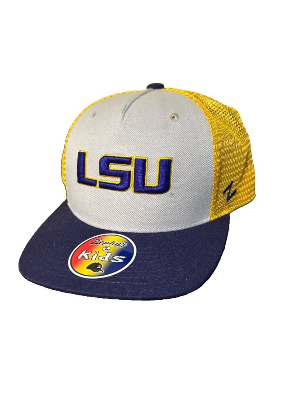 NCAA LSU  Tigers Trucker  SnapBack Kids Child Hat Colosseum New